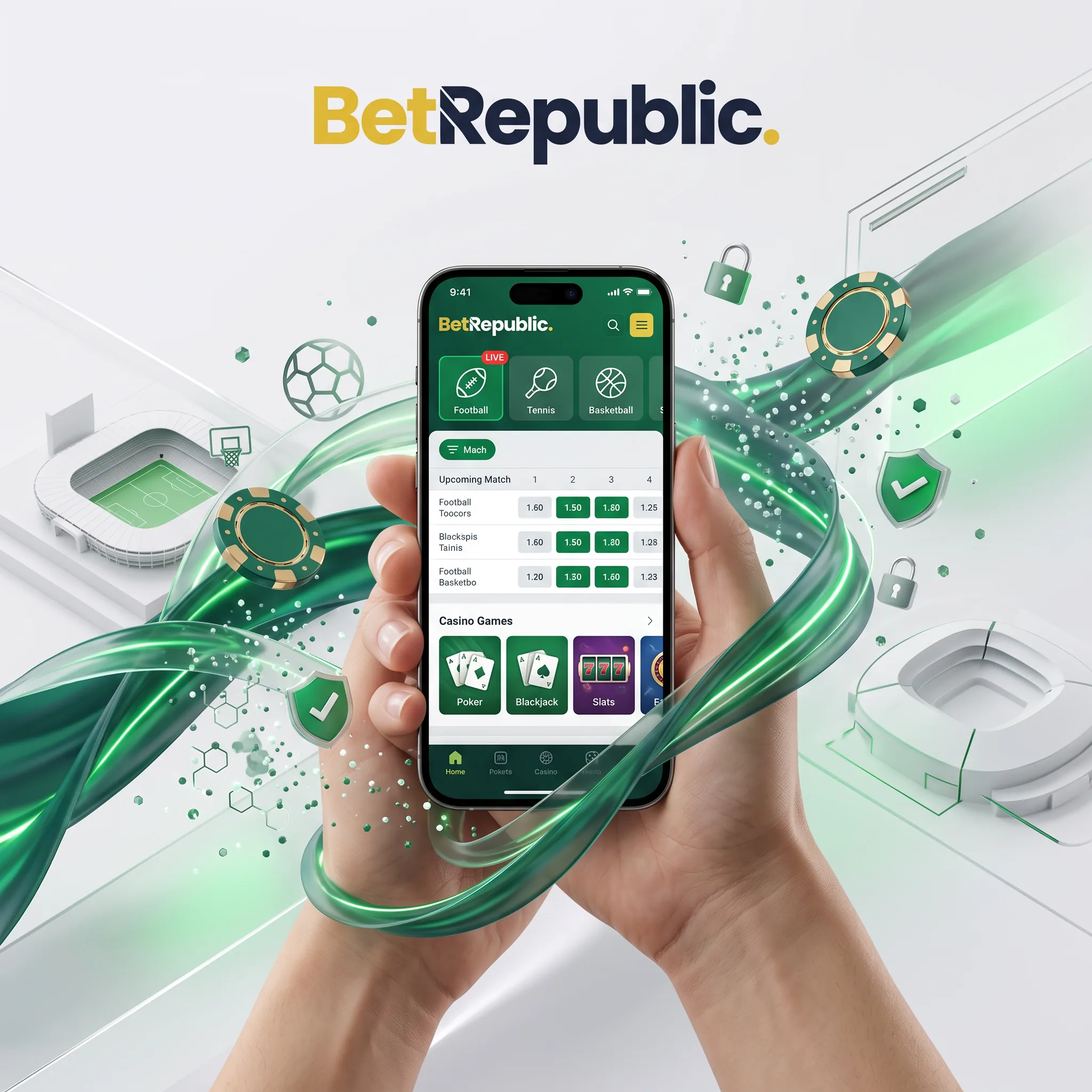BetRepublic mobile app artwork